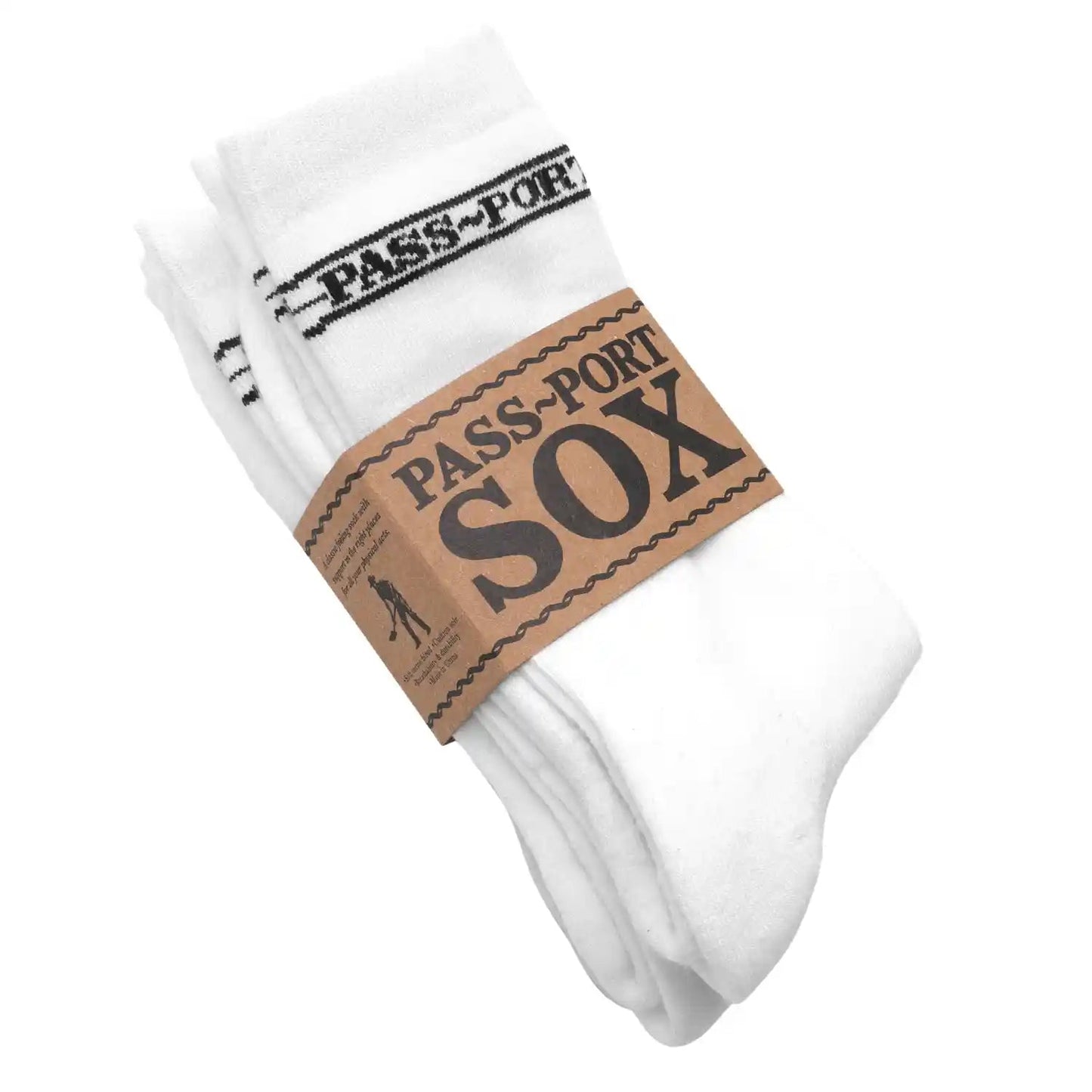 Passport Hi Sox 3 - Pack, white - Tiki Room Skateboards - 2