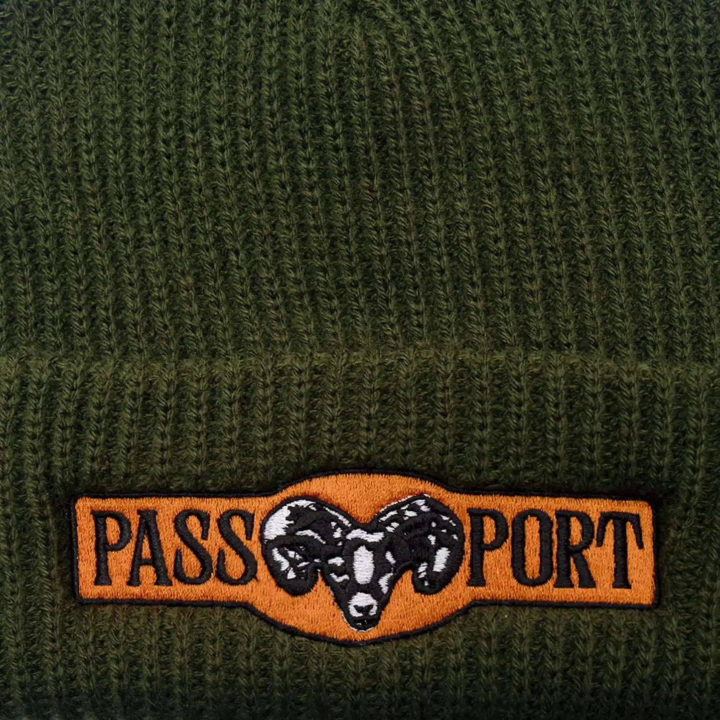 Passport Ram Beanie, olive - Tiki Room Skateboards - 2