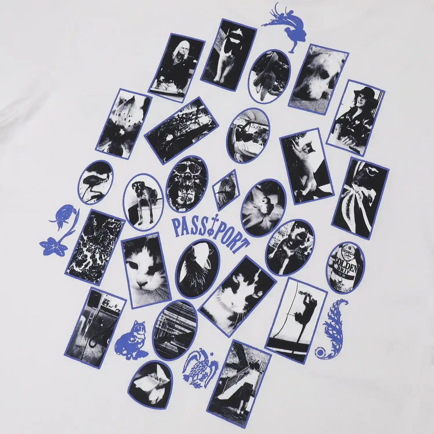 Passport Sophomore Tee, white - Tiki Room Skateboards - 6