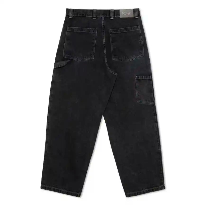 Polar Big Boy Work Pants Knee, silver black - Tiki Room Skateboards - 2