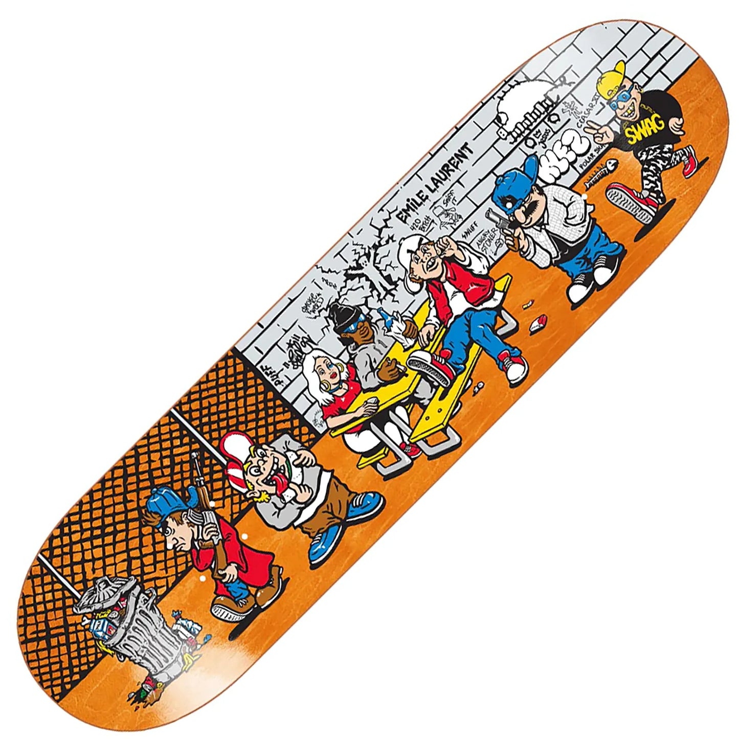 Polar Emile Laurent High School Deck (8.375") - Tiki Room Skateboards - 1