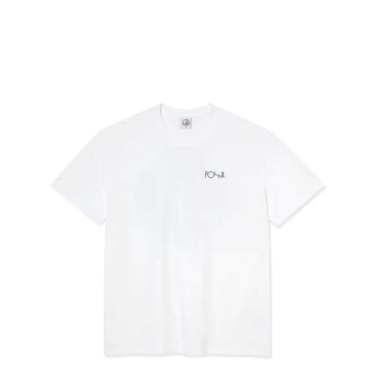 Polar Fill Logo Burnside 2084 Tee, white - Tiki Room Skateboards - 4