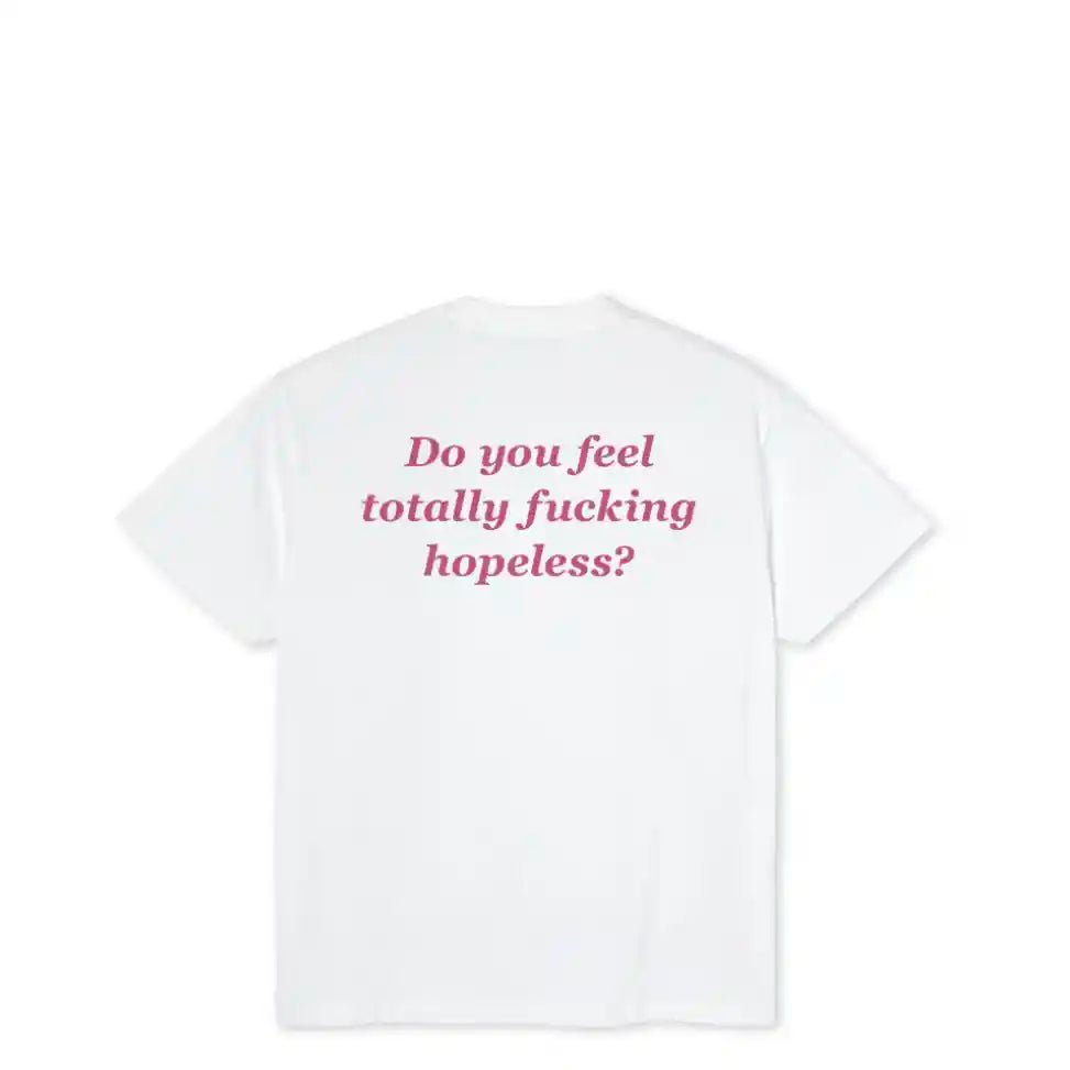 Polar Hopeless Tee, white - Tiki Room Skateboards - 2