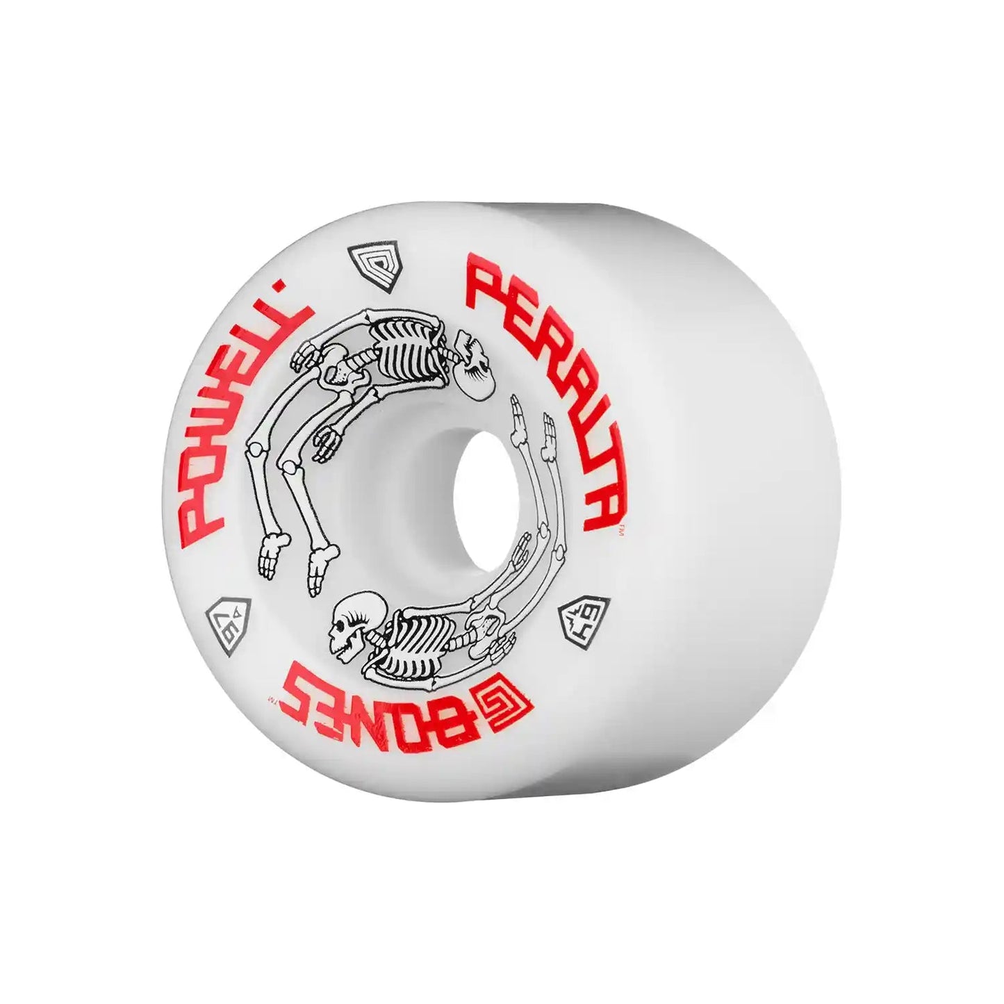 Powell-Peralta G-Bones Wheels, White 97A (64mm)