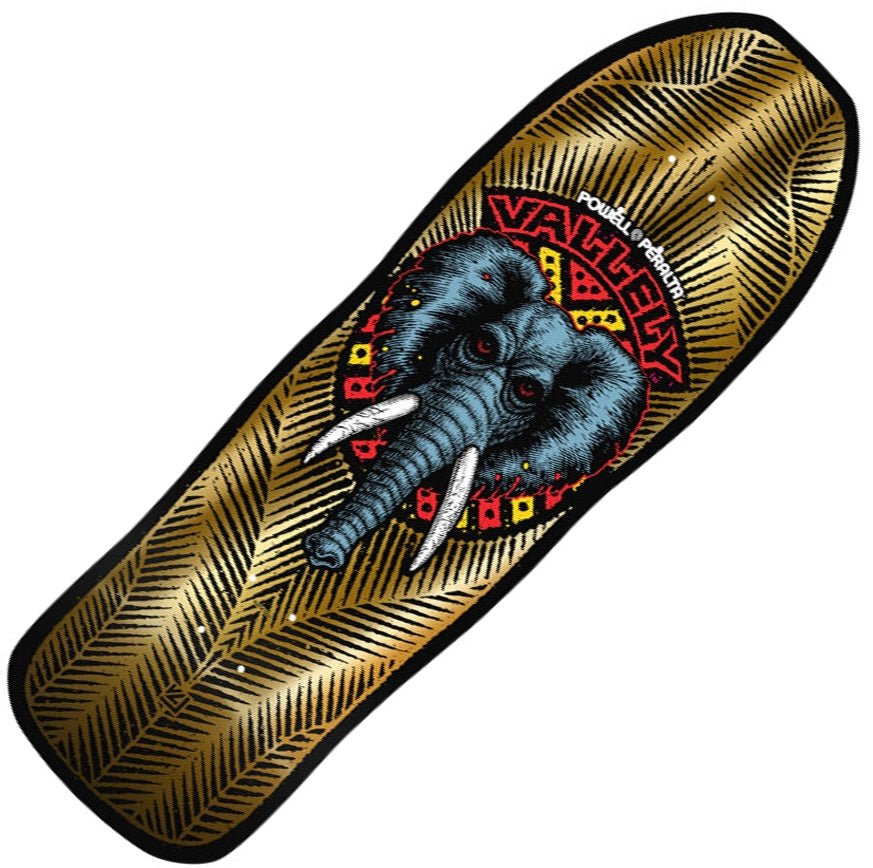 Powell-Peralta Vallely Elephant Deck (10”), gold foil