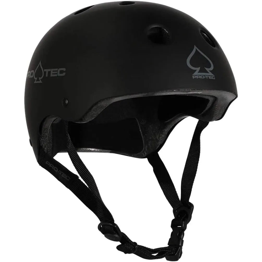 Pro - Tec Classic Certified Helmet, matte black - Tiki Room Skateboards - 1