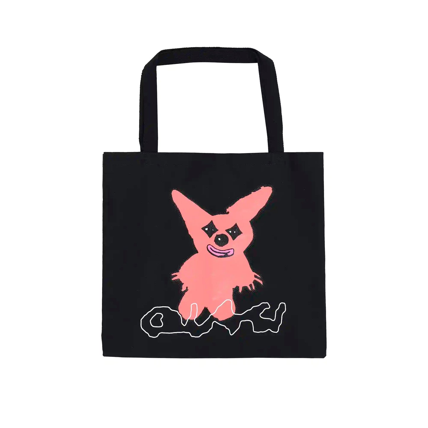 Quasi Plushie Tote Bag, black
