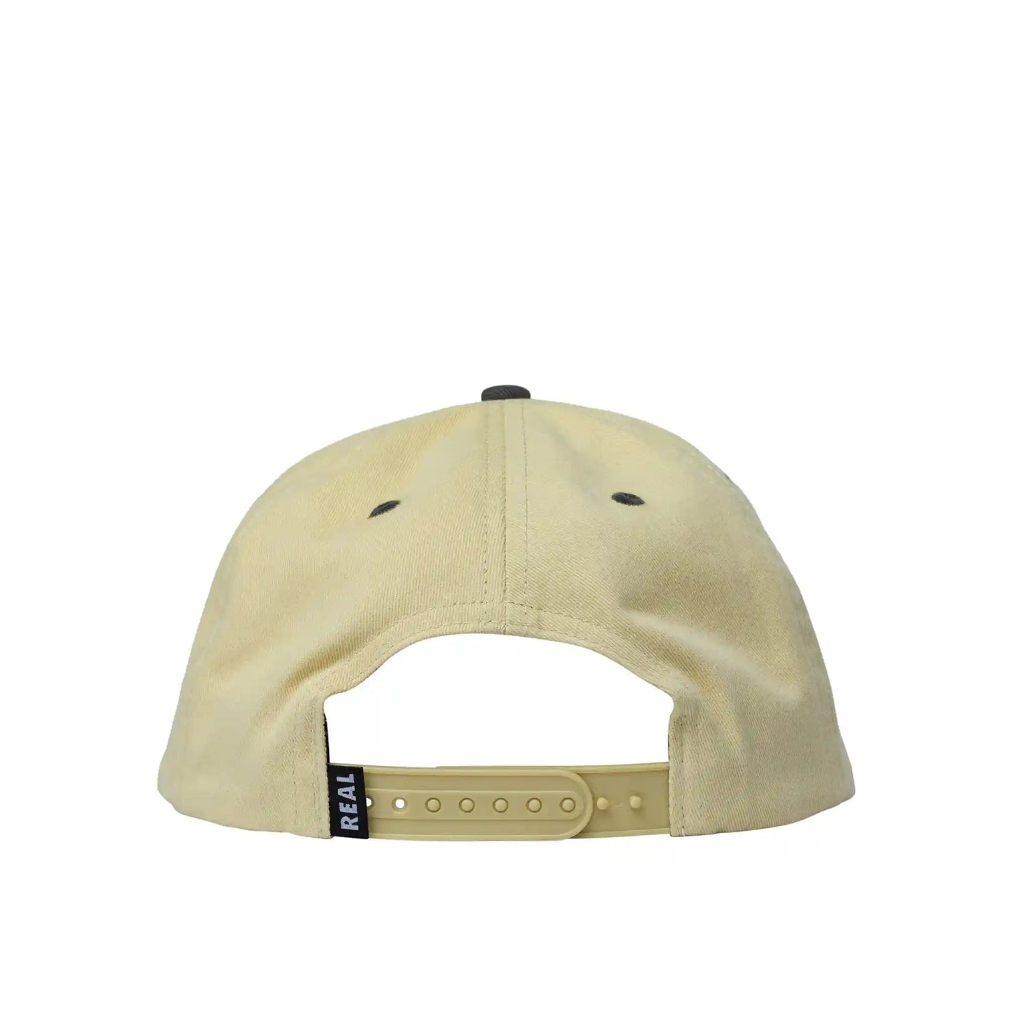 Real Embarcadero Snapback, tan/charcoal denim - Tiki Room Skateboards - 2