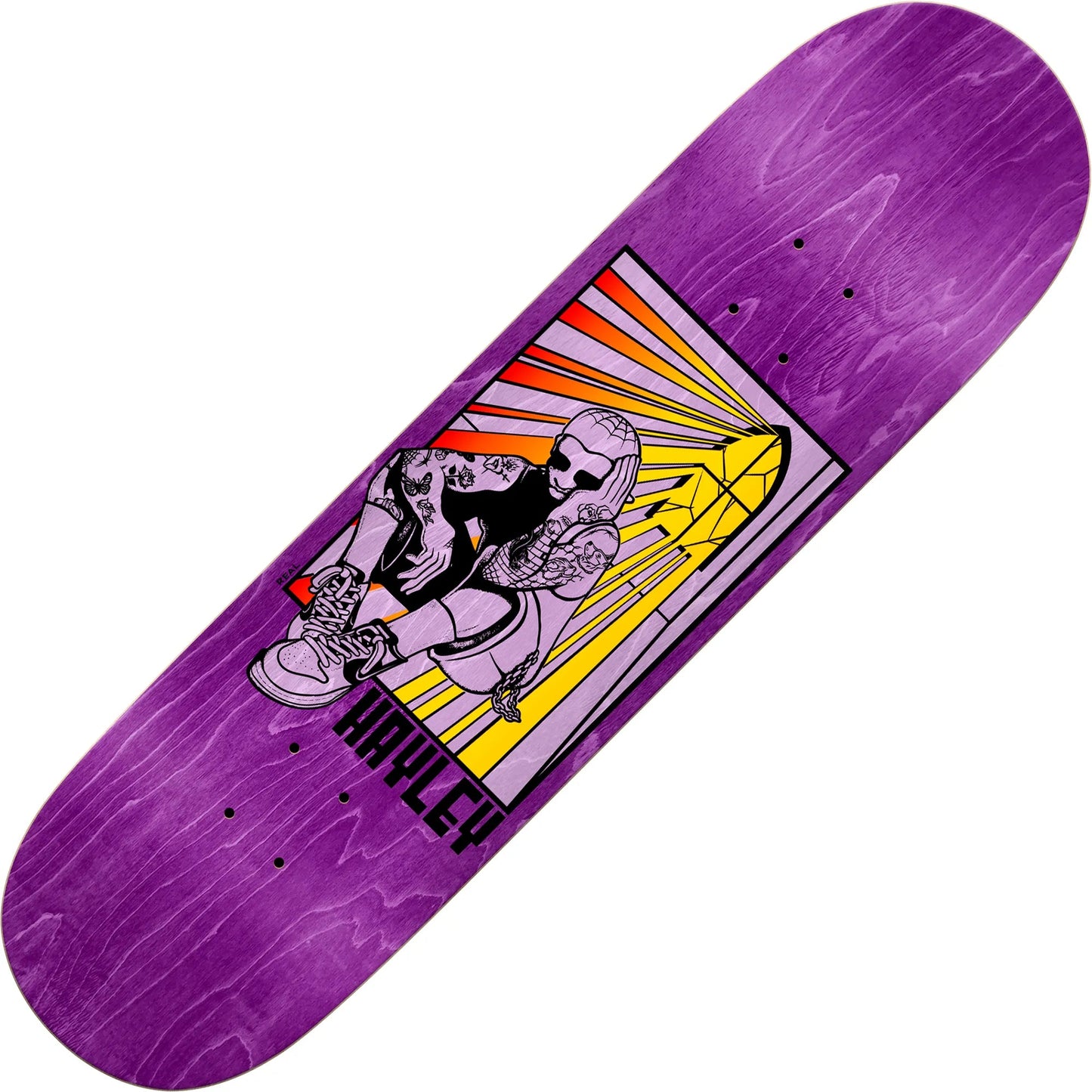 Real Hayley Stained Deck (8.5”) - Tiki Room Skateboards - 1