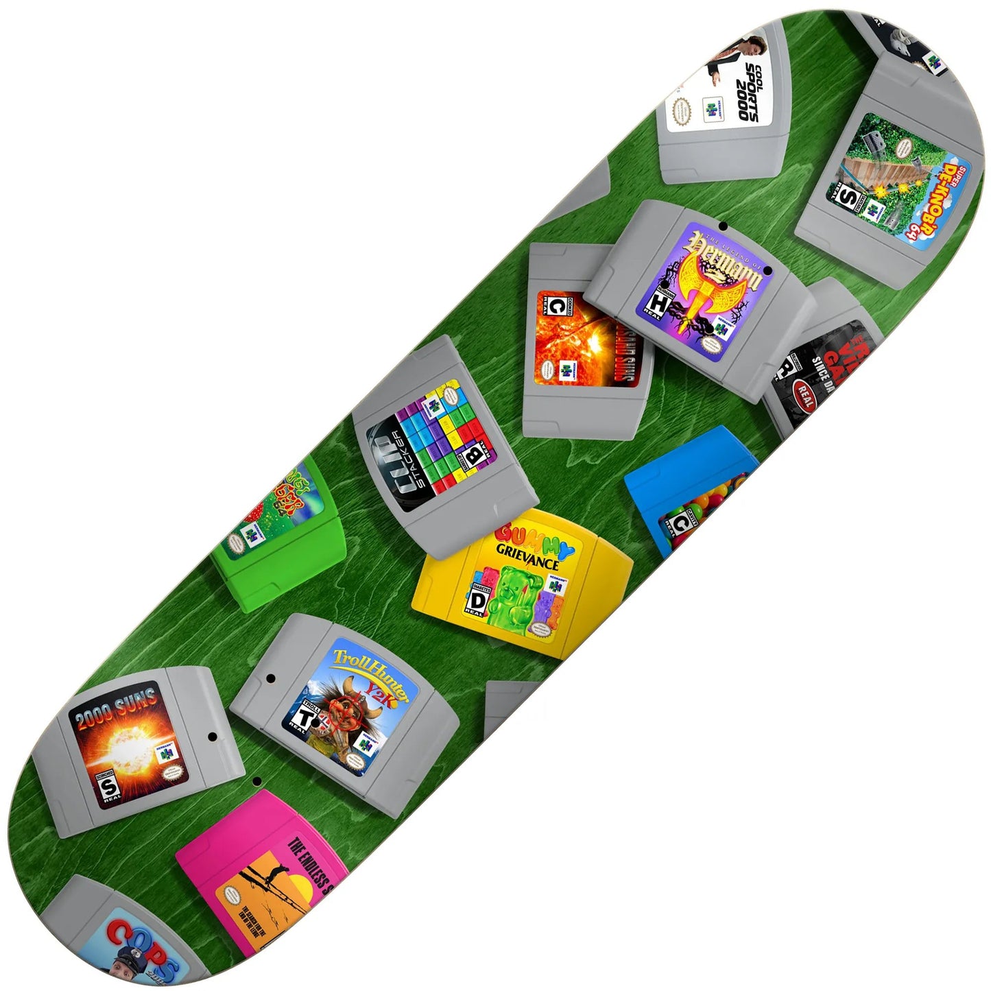 Real Hermann 64 Bit True Fit Deck (8.25") - Tiki Room Skateboards - 1