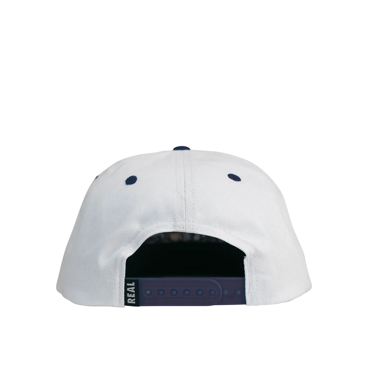 Real SFC Snapback, white/navy - Tiki Room Skateboards - 2