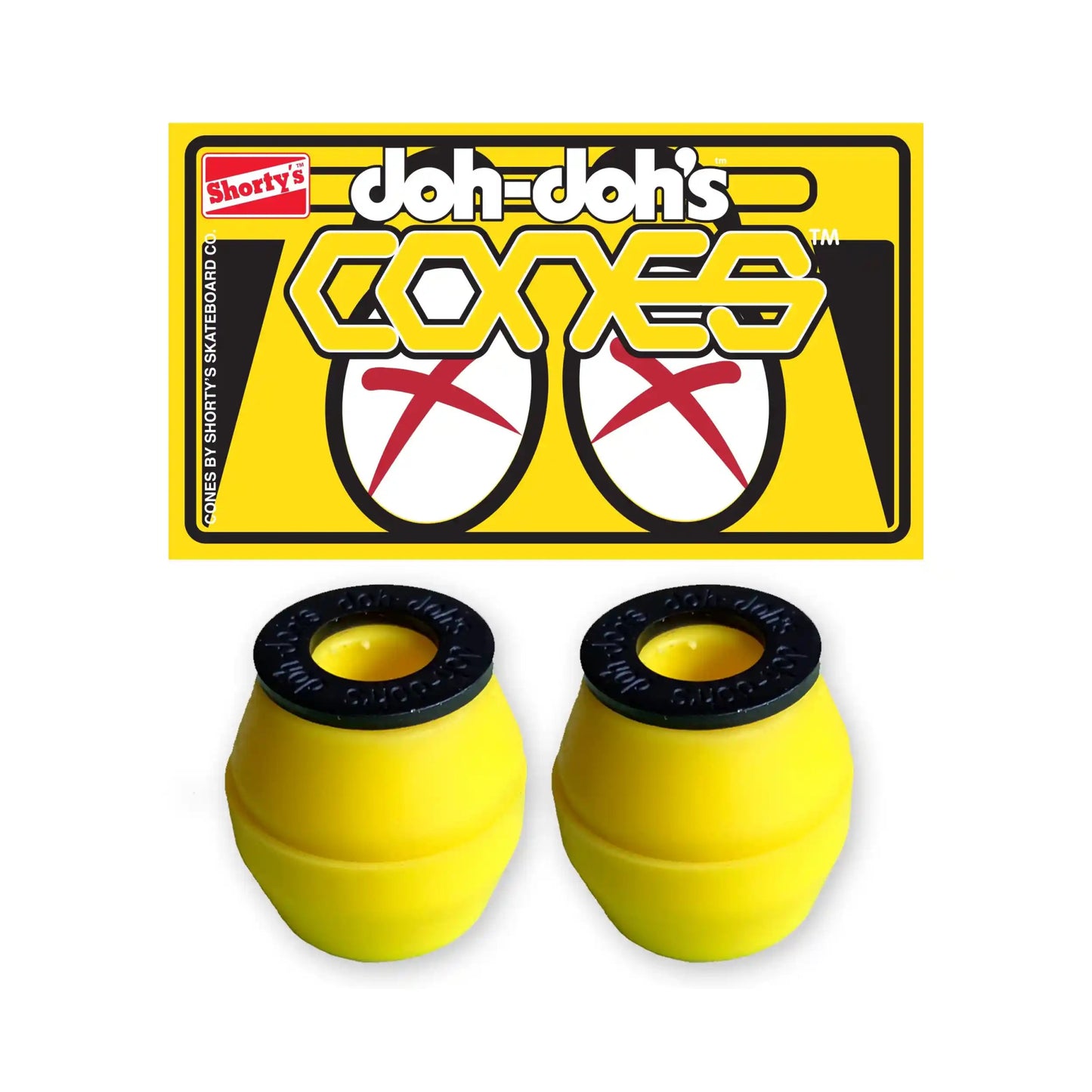 Shorty's Cones Bushings Medium Yellow (92A)