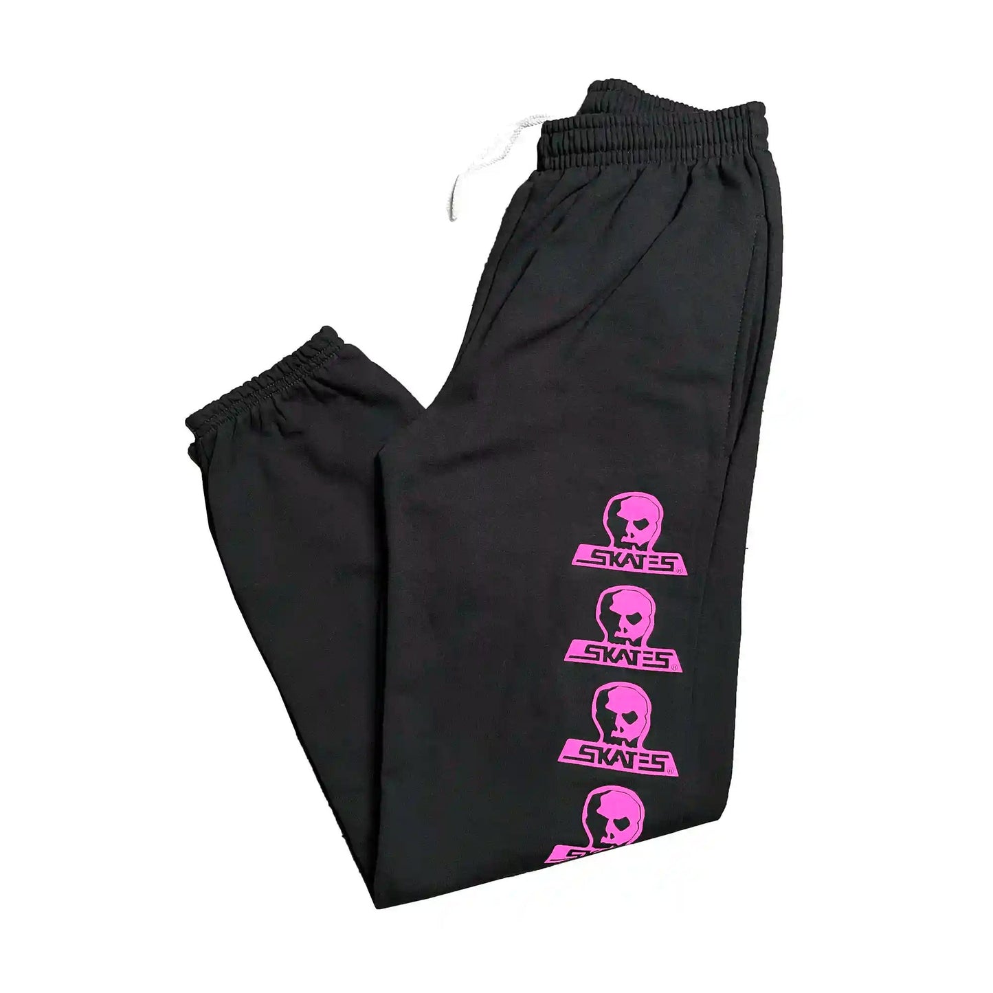 Skull Skates Sweatpant Ink Pink, black