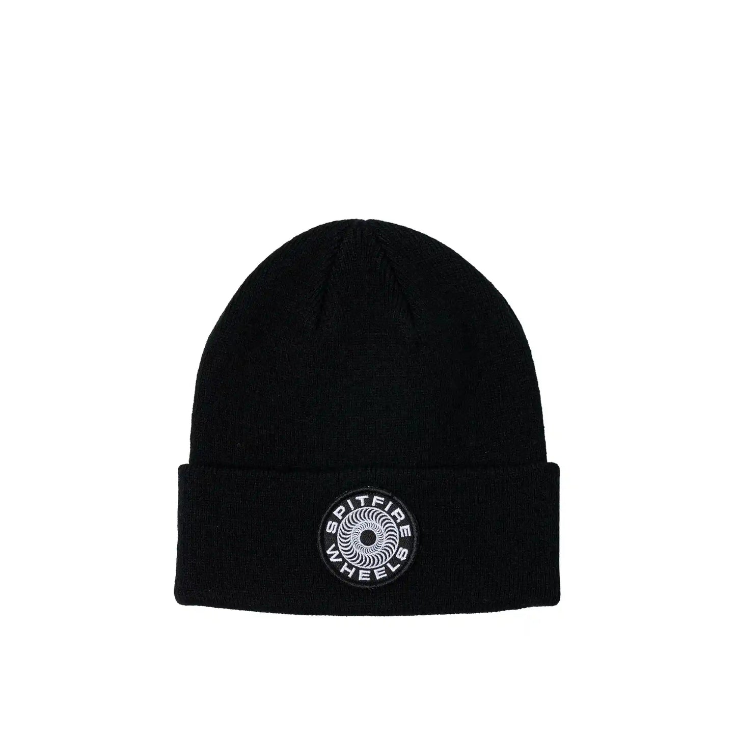 Spitfire Classic '87 Swirl Patch Cuff Beanie, black/white