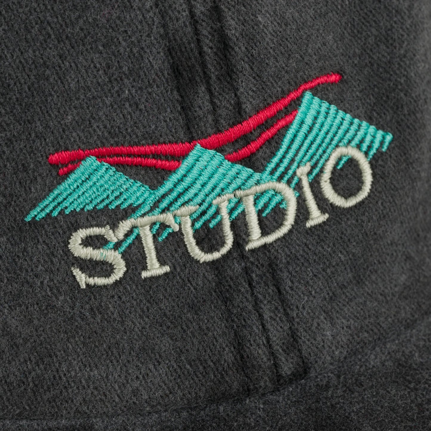 Studio Summit 6 - Panel Garment Dyed Hat, black - Tiki Room Skateboards - 2