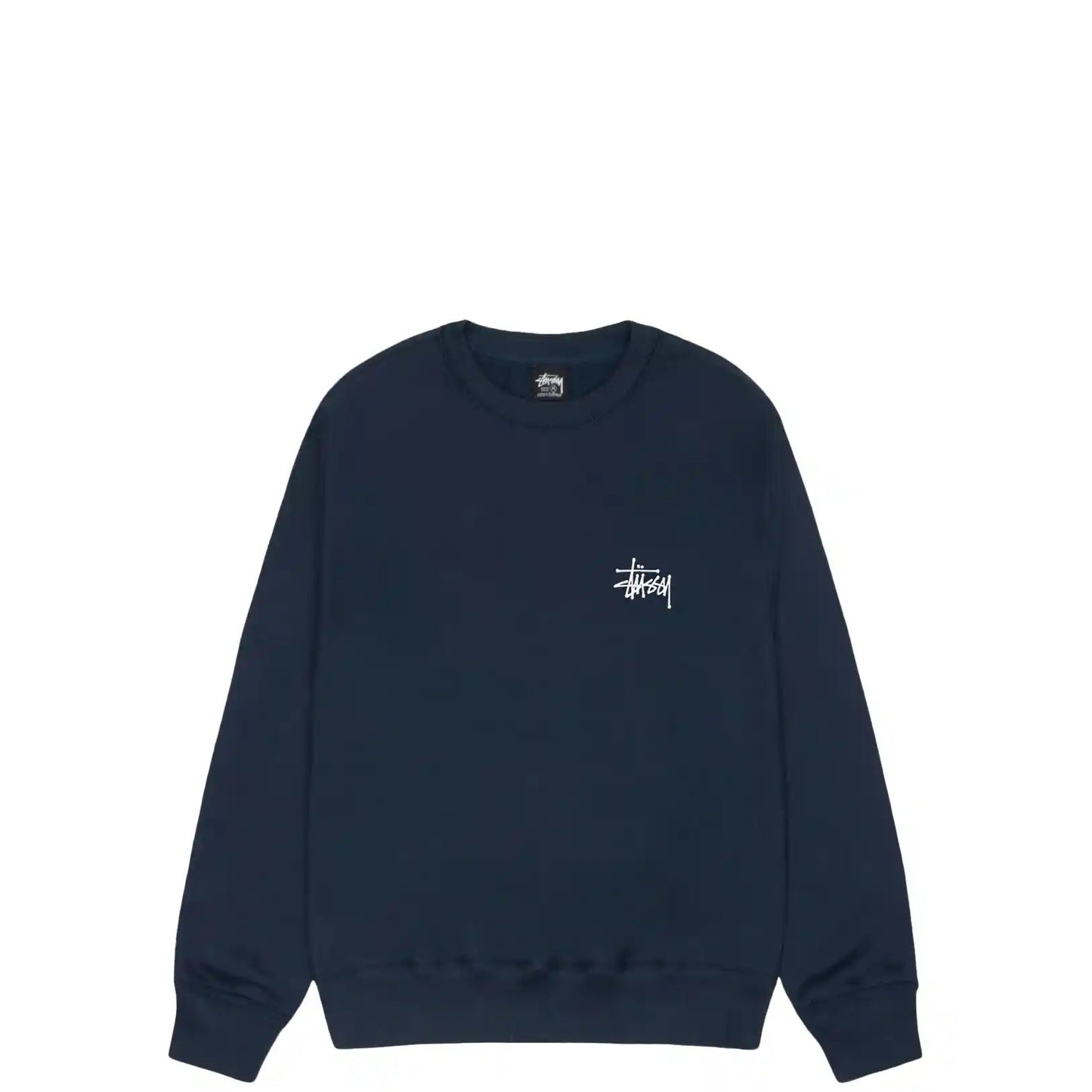 Stussy Basic Stussy Crew, navy - Tiki Room Skateboards - 2