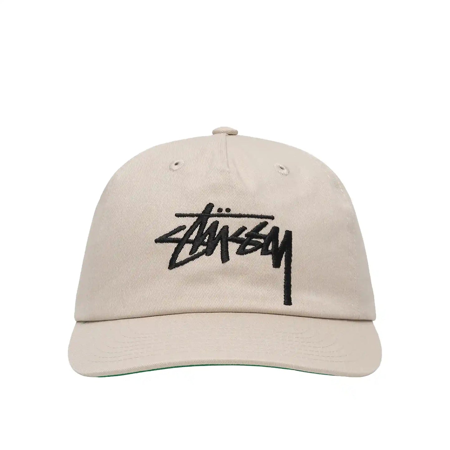 Stussy Big Stock Mid Depth Cap, tan - Tiki Room Skateboards - 3