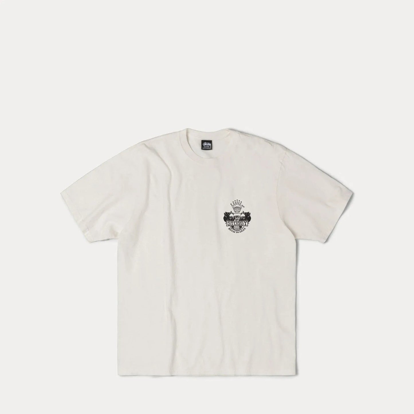 Stussy Built To Last Pigment Dyed Tee, natural - Tiki Room Skateboards - 2