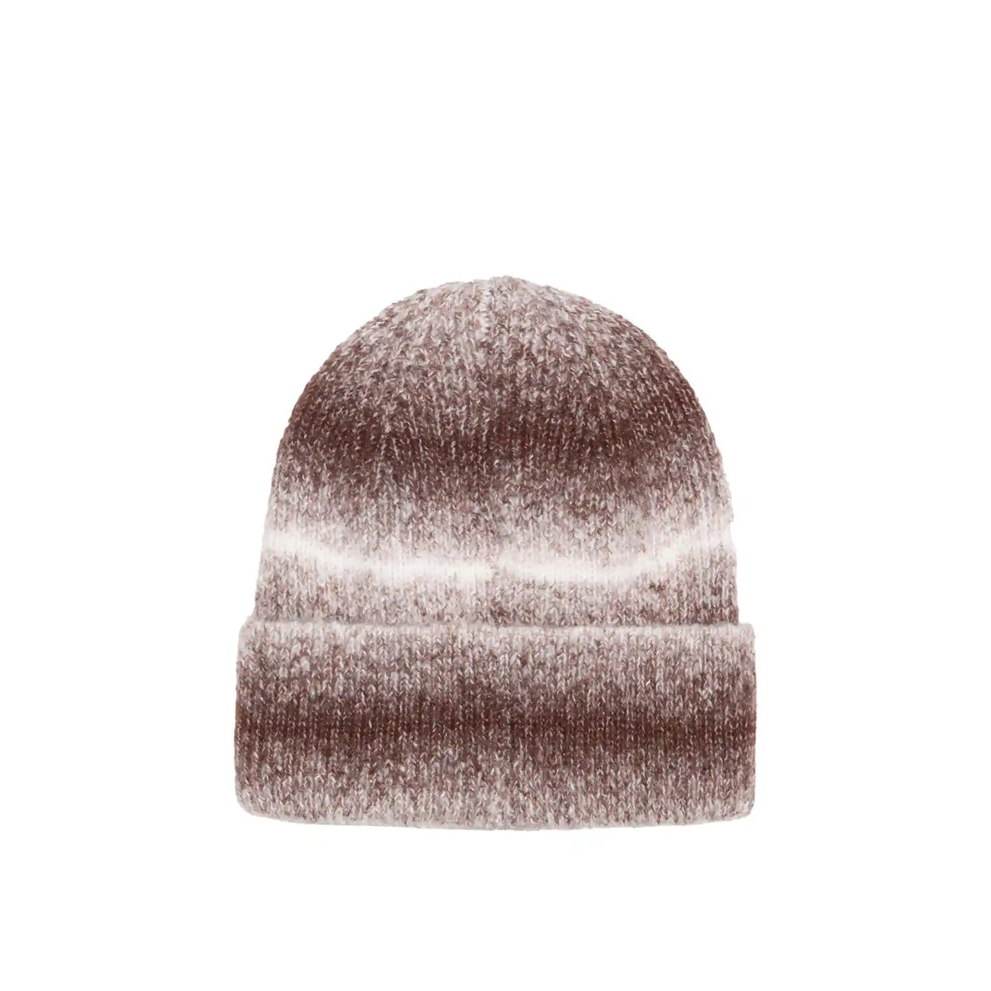 Stussy Cuff Basic Striped Beanie, brown - Tiki Room Skateboards - 2