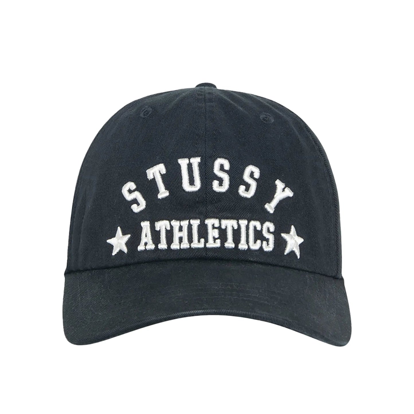 Stussy Low Profile Athletics Strapback Cap, black - Tiki Room Skateboards - 3