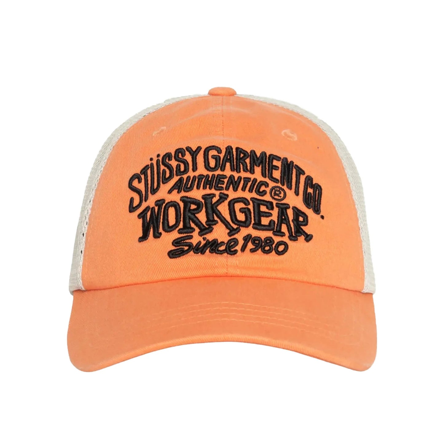 Stussy Low Profile Workgear Strapback Cap, orange - Tiki Room Skateboards - 3