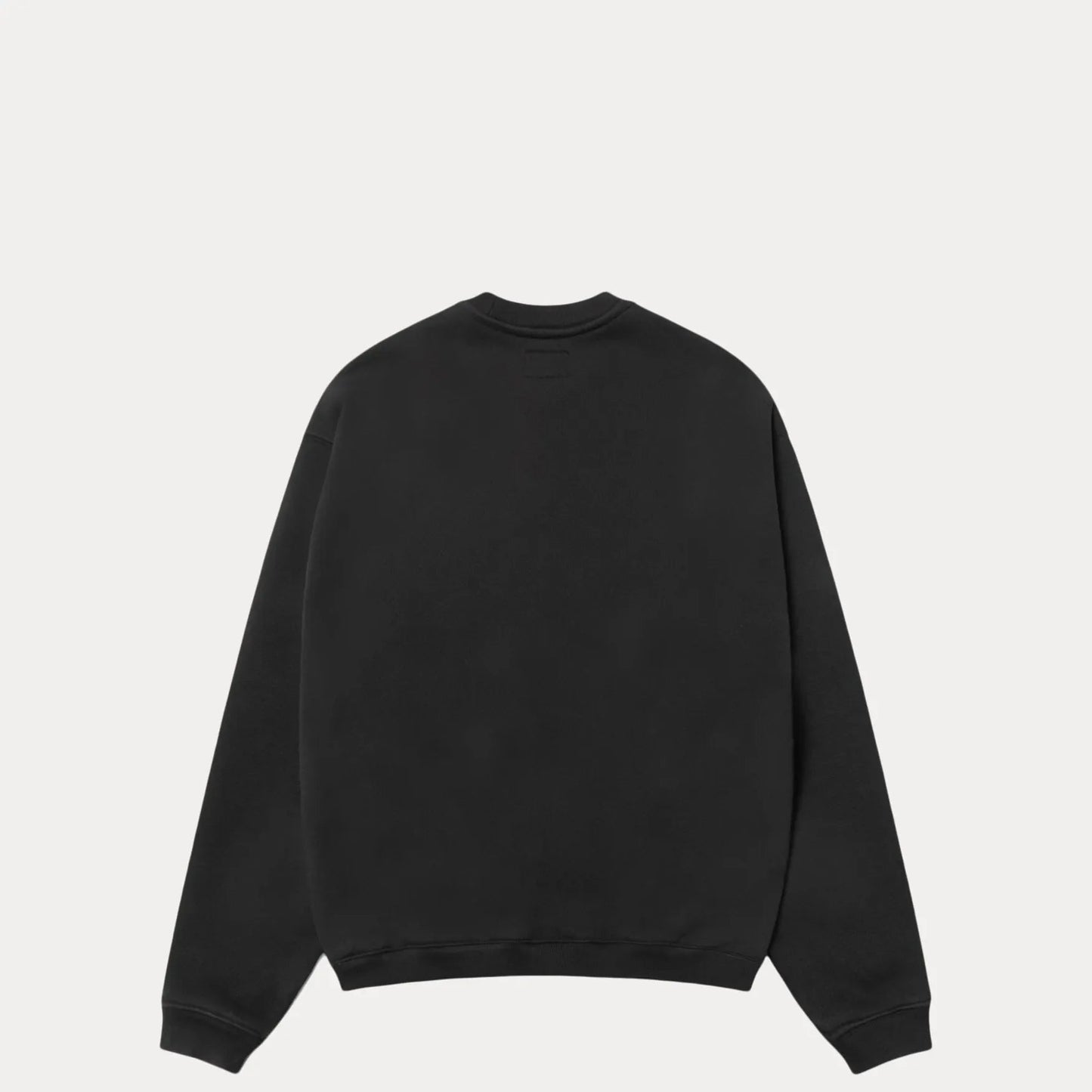 Stussy Stu Applique Crew, black - Tiki Room Skateboards - 2