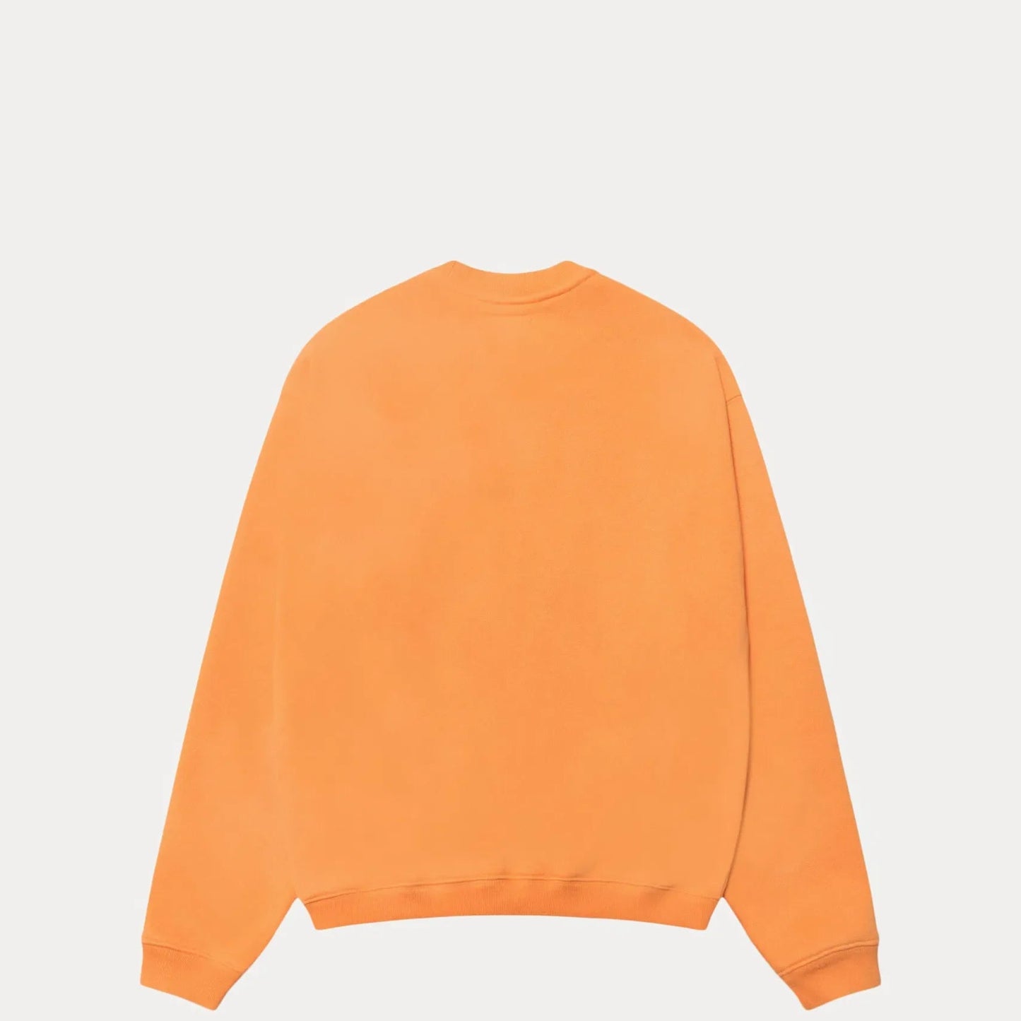 Stussy Stu Applique Crew, orange - Tiki Room Skateboards - 2