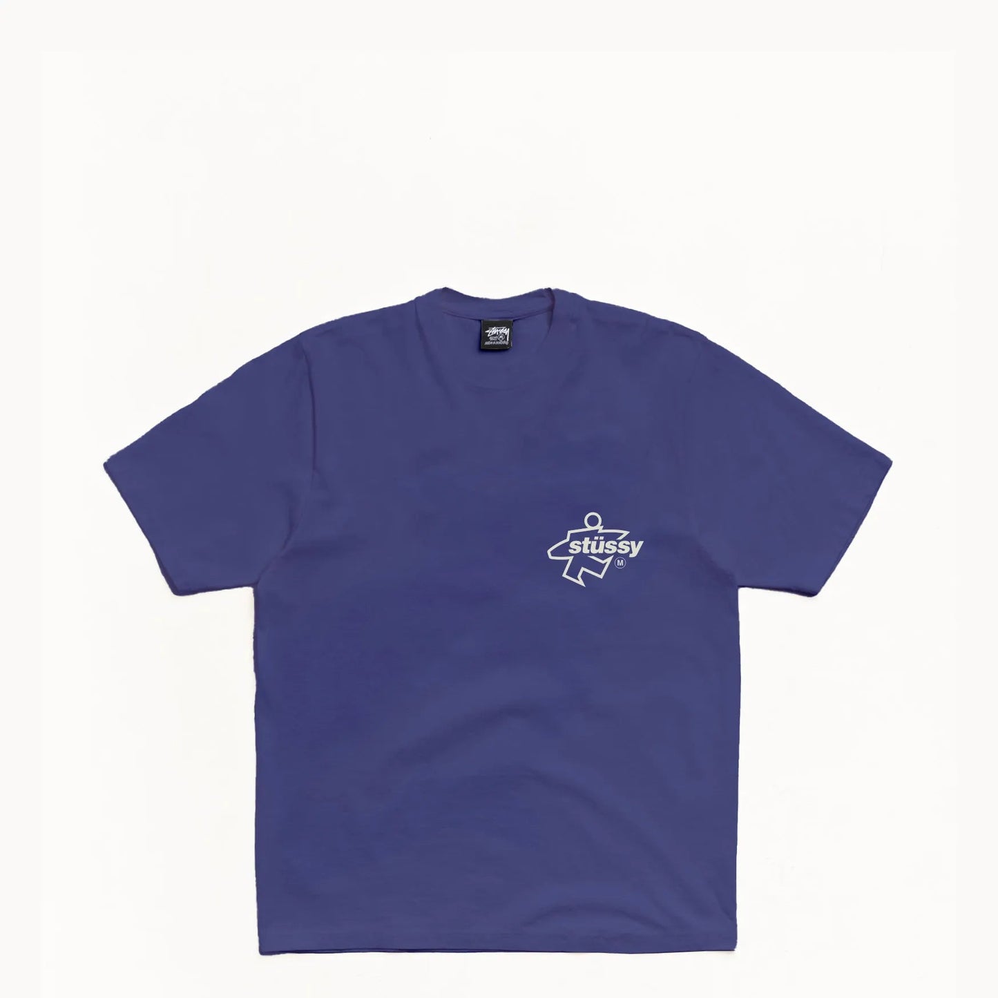 Stussy Surf Size Pigment Dyed Tee, indigo - Tiki Room Skateboards - 2