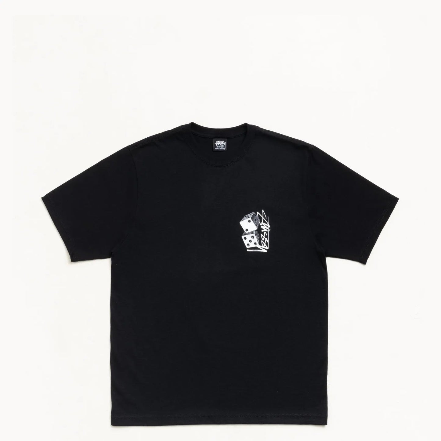Stussy Tall Dice Tee, black - Tiki Room Skateboards - 2