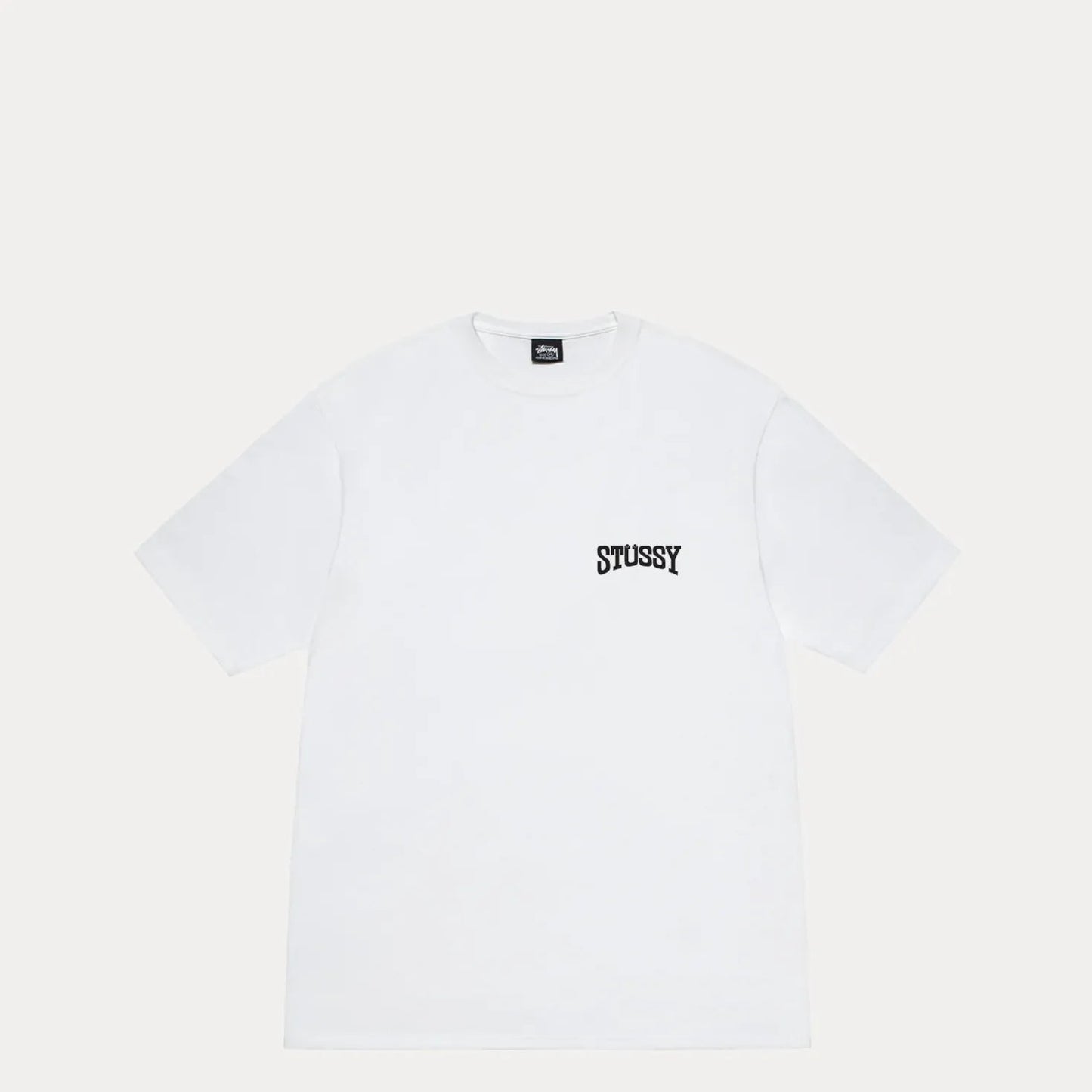 Stussy Tough Tread Tee, white - Tiki Room Skateboards - 2