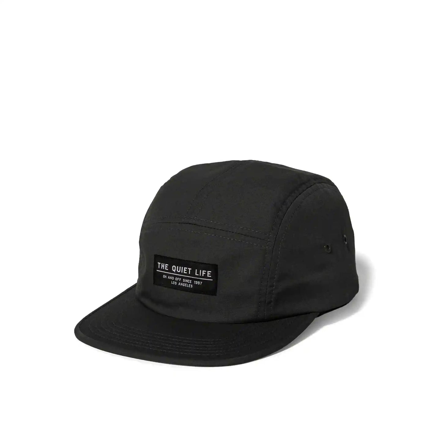 The Quiet Life Foundation 5 Panel Camper Hat, black