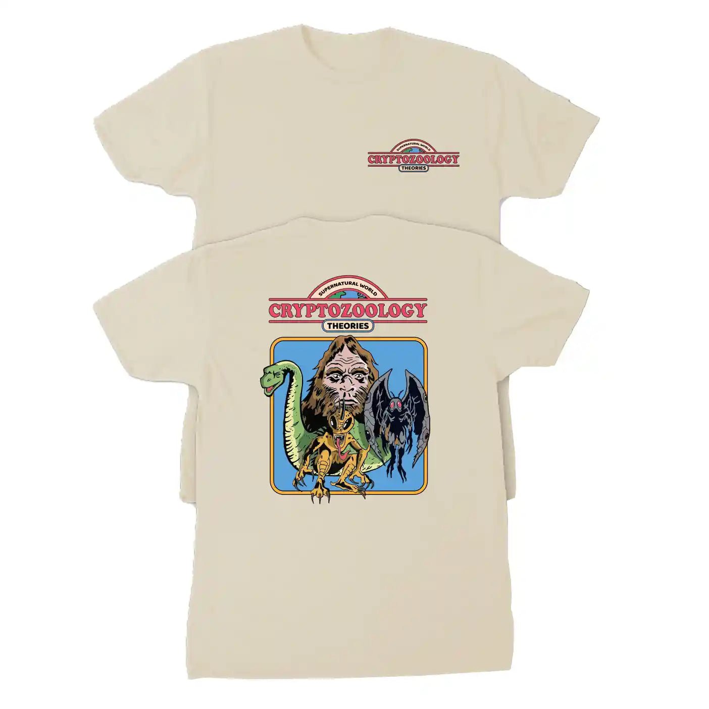Theories Cryptozoologist Tee, cream