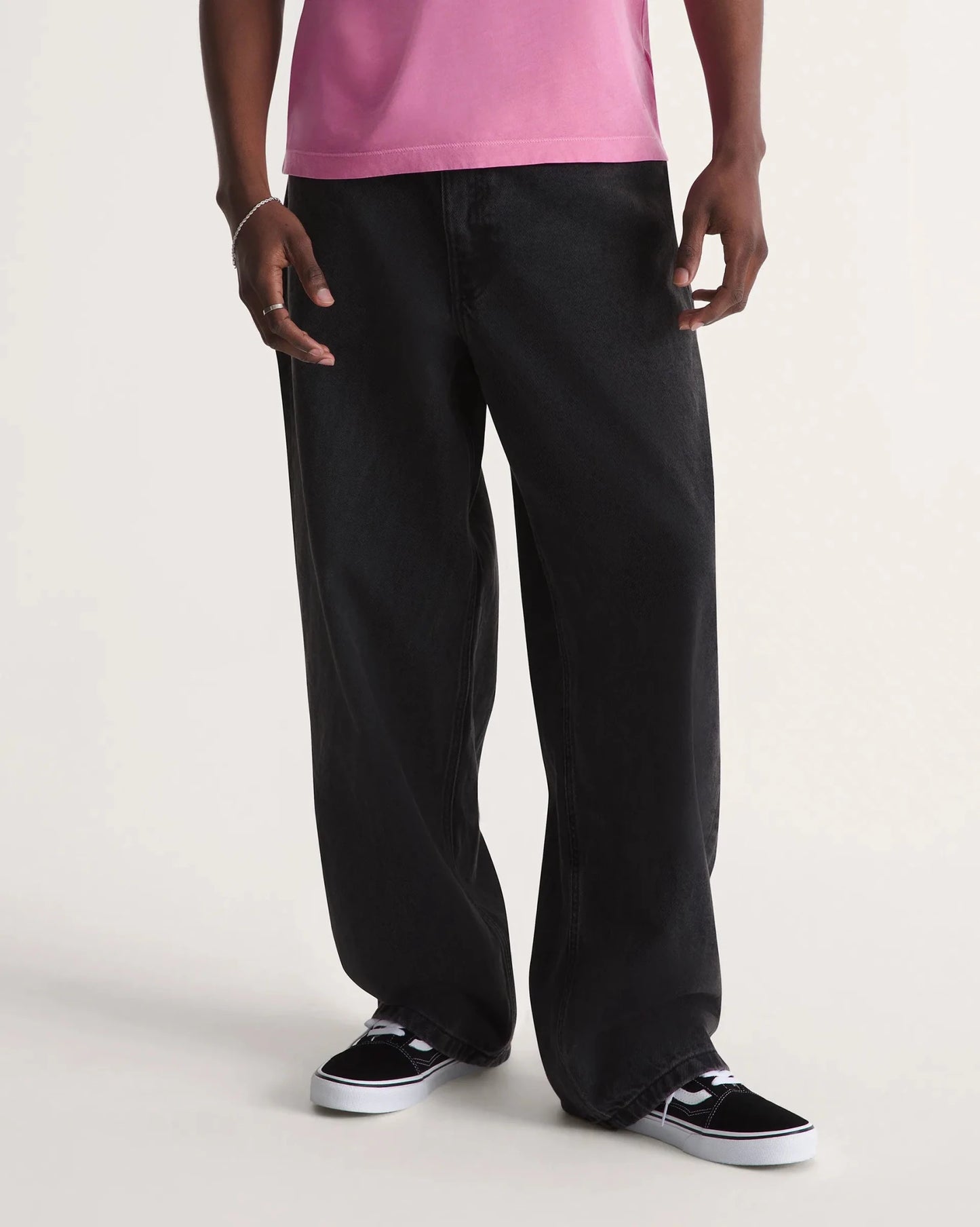 Vans Check - 5 Baggy Denim Pant, black - Tiki Room Skateboards - 6