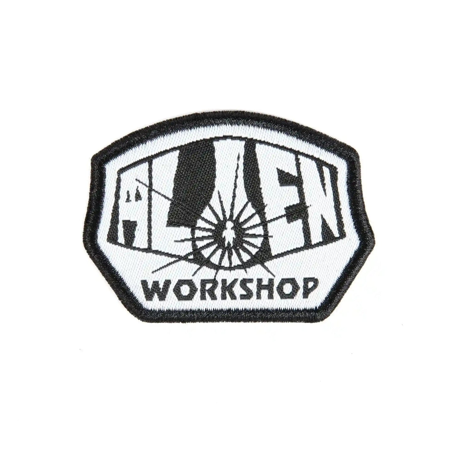 Alien Workshop OG Logo Patch, black/white