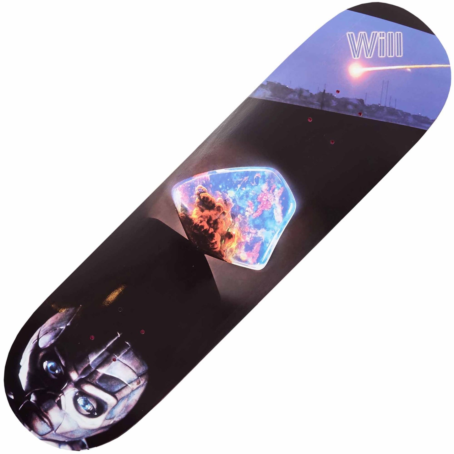 Alltimers Space Trash Will Deck (8.25“) - Tiki Room Skateboards - 1