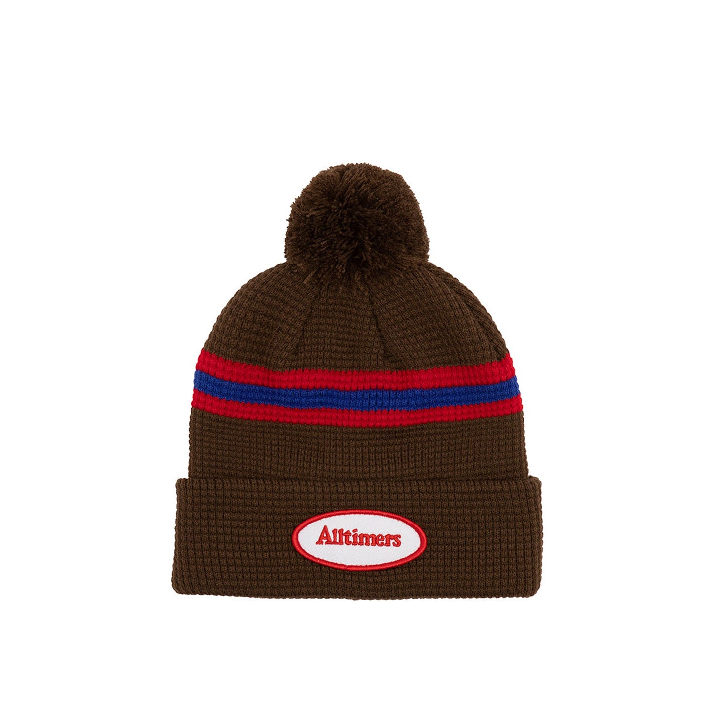 Alltimers Tankful Stripe Beanie, brown - Tiki Room Skateboards - 1