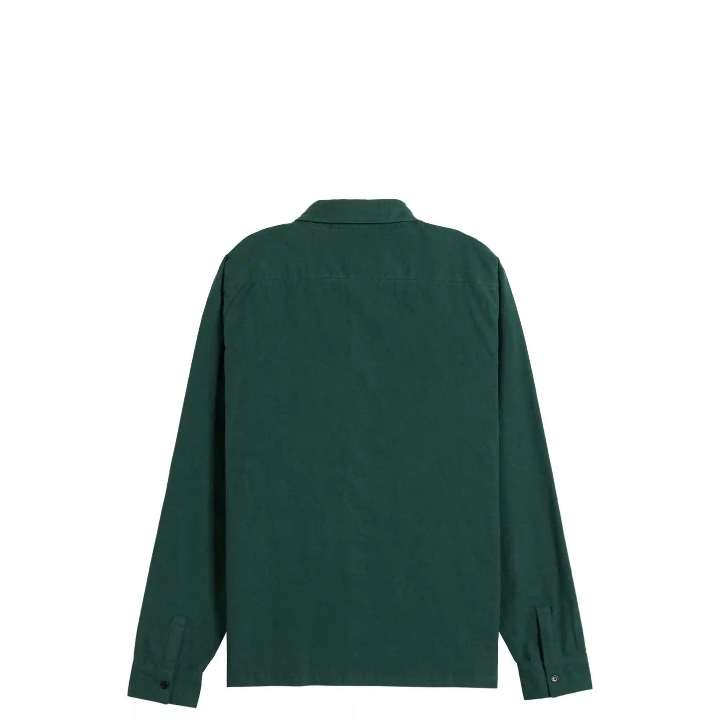 Anti Hero Basic Eagle Flannel Shirt Custom Shirt, dark green w black embroidery - Tiki Room Skateboards - 3