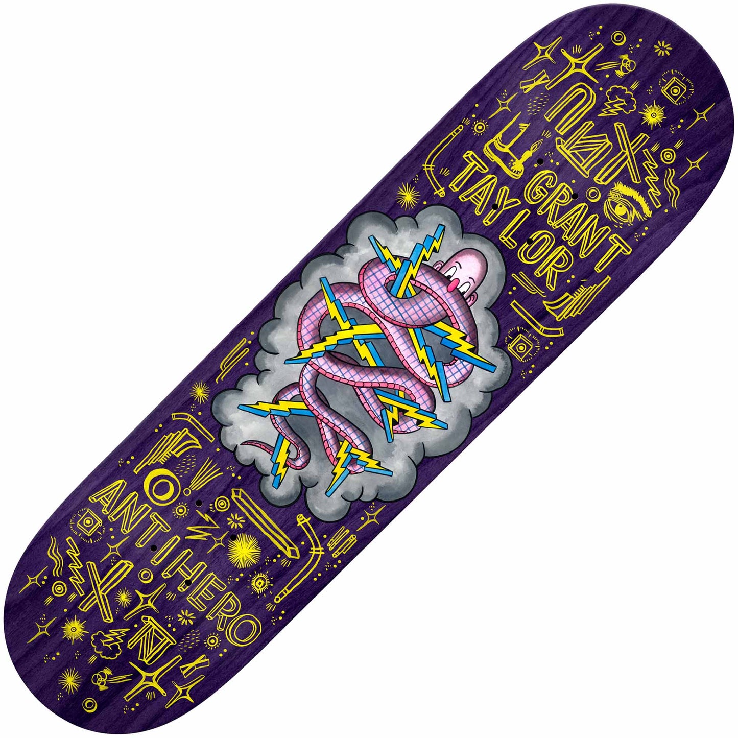 Anti Hero Taylor Hug The Pavement 2 Deck (8.5") - Tiki Room Skateboards - 1