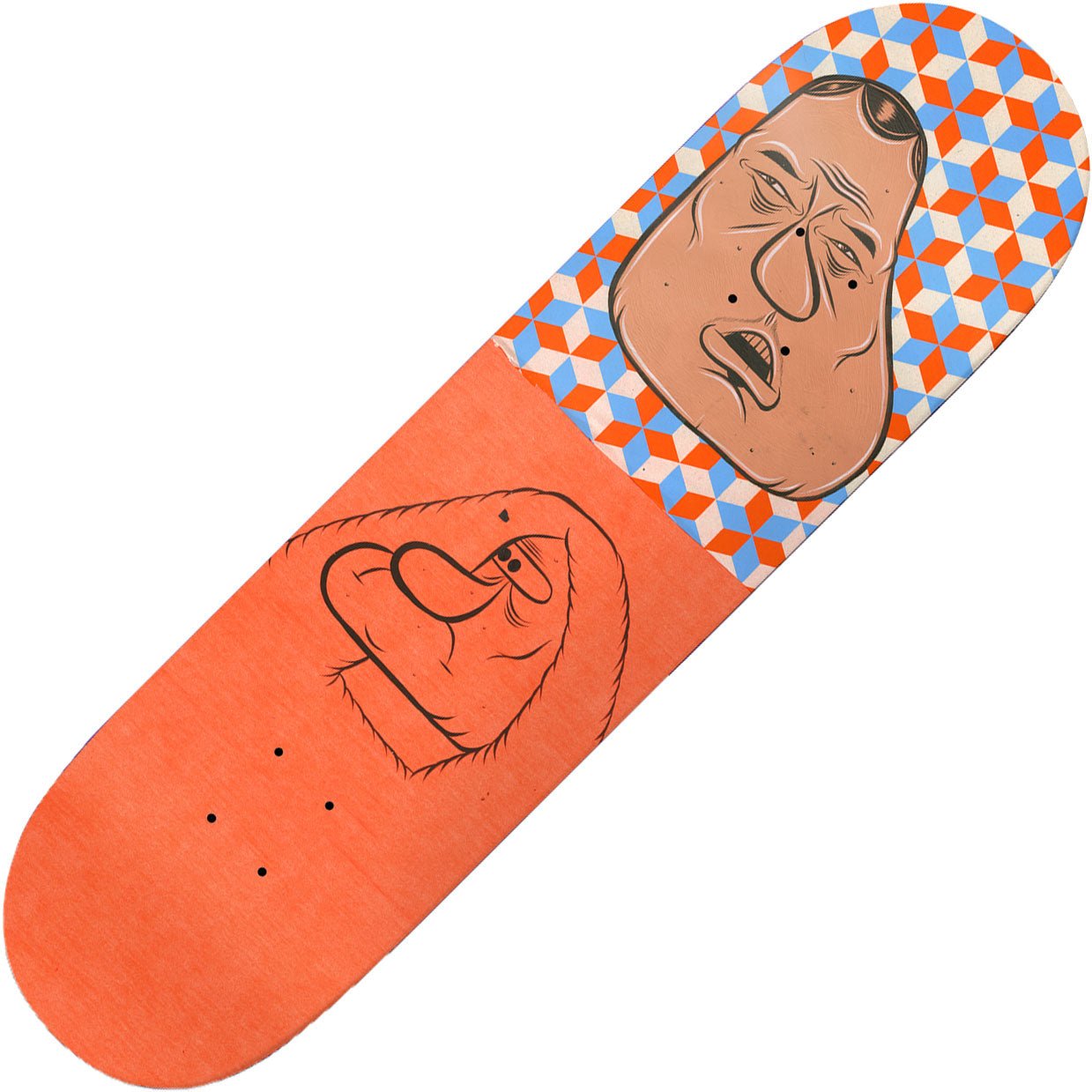 Baker Reynolds Barry McGee deck (8.25") - Tiki Room Skateboards - 1