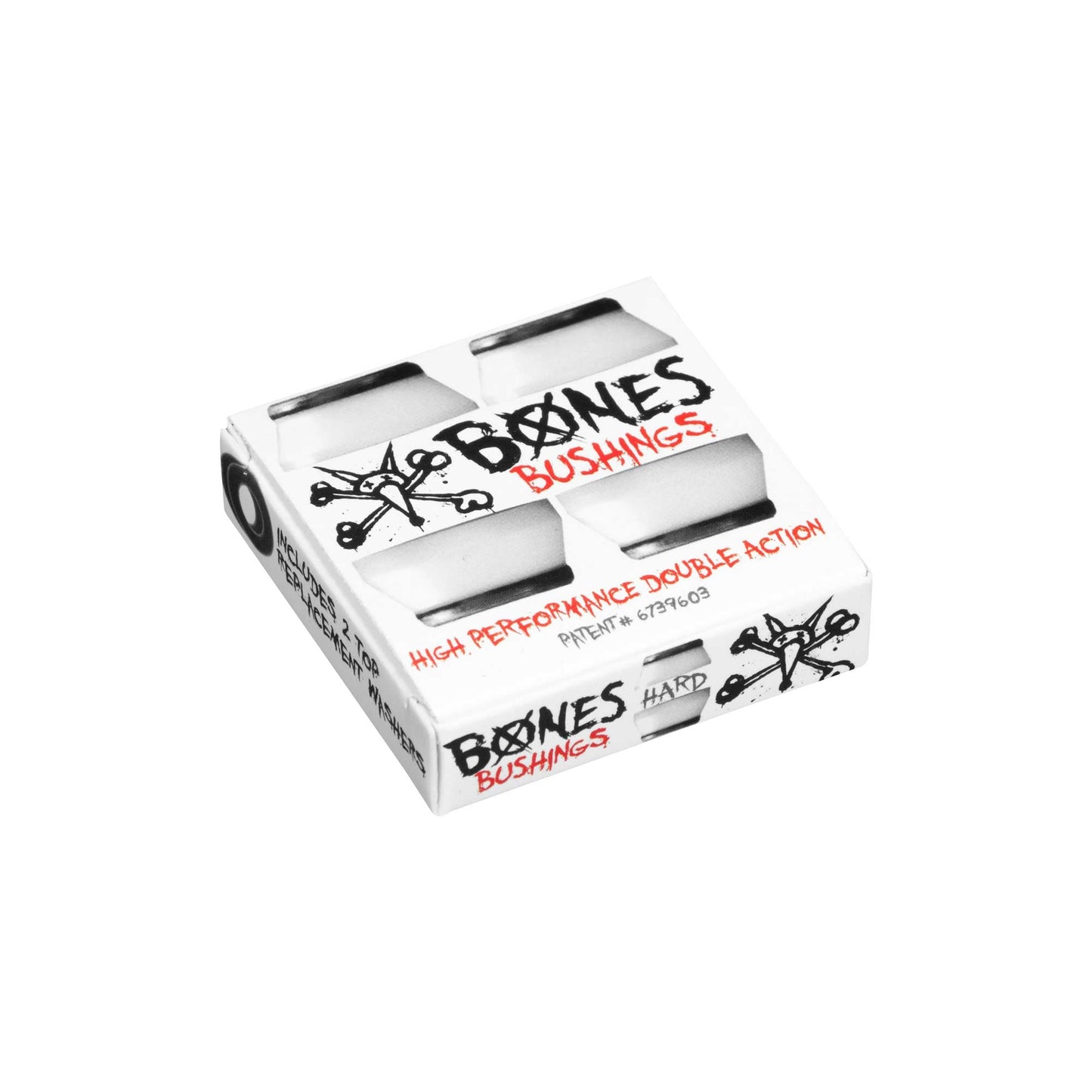 Bones Hardcore Bushings (hard white) - Tiki Room Skateboards - 1