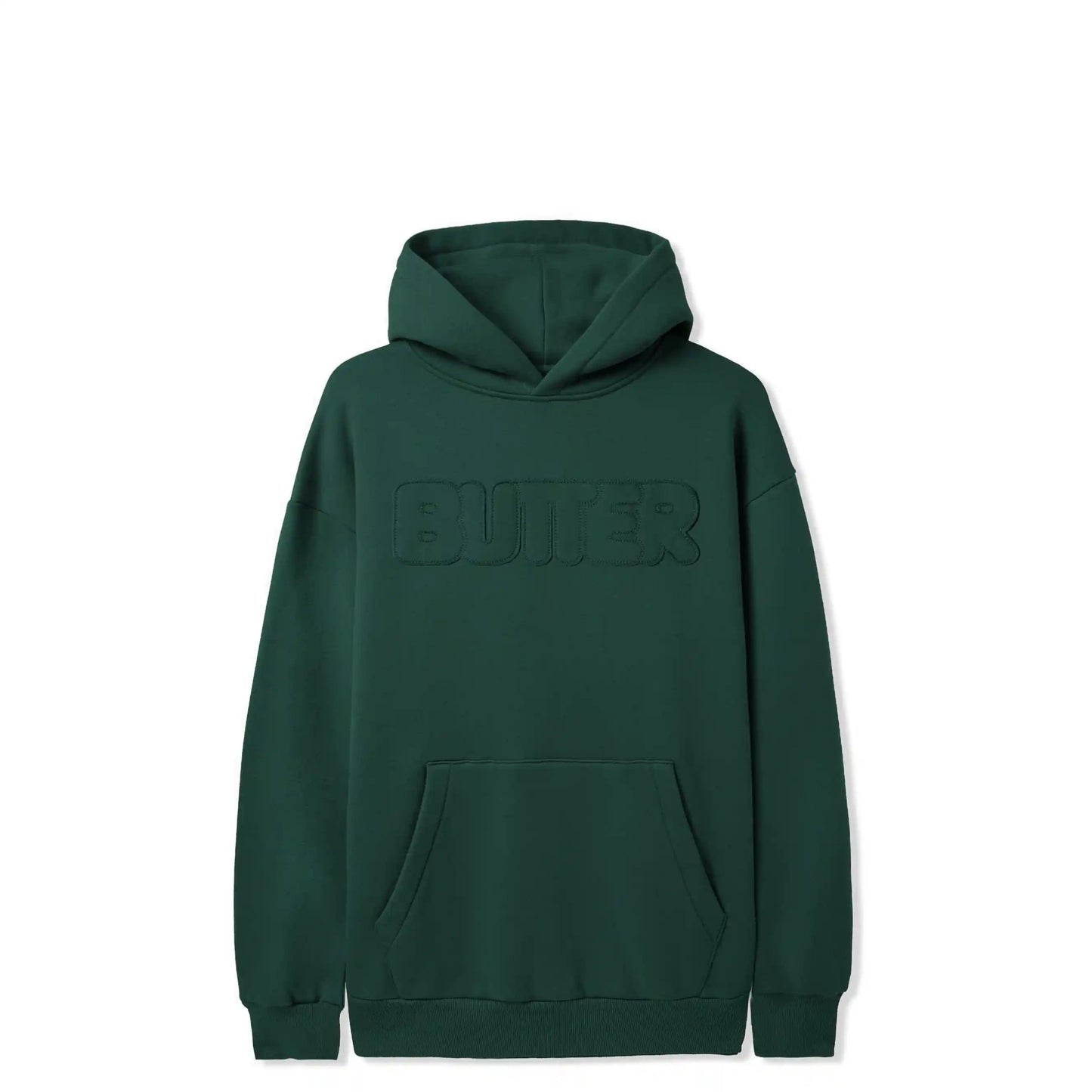 Butter Goods Fabric Applique Pullover Hood, forest