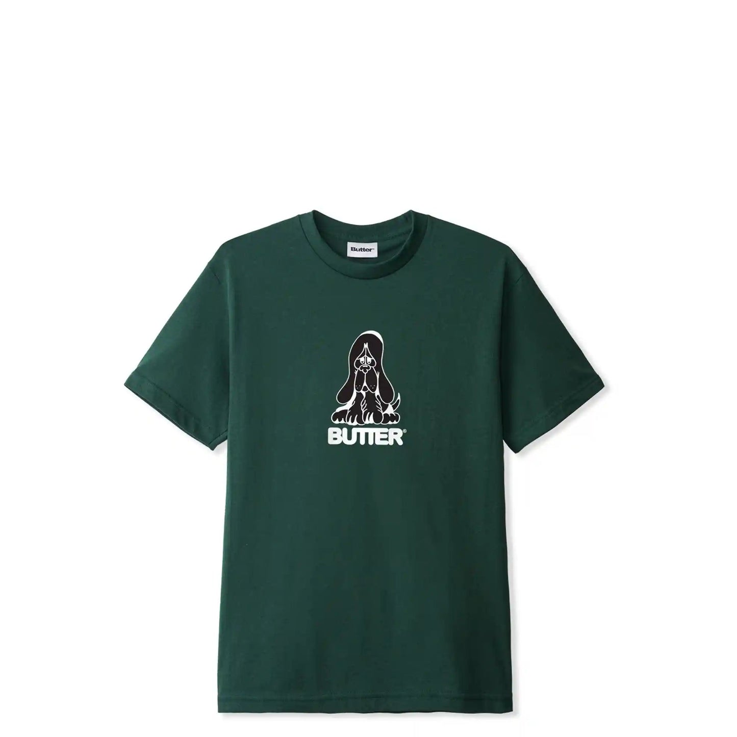 Butter Goods Hound Tee, dark forest