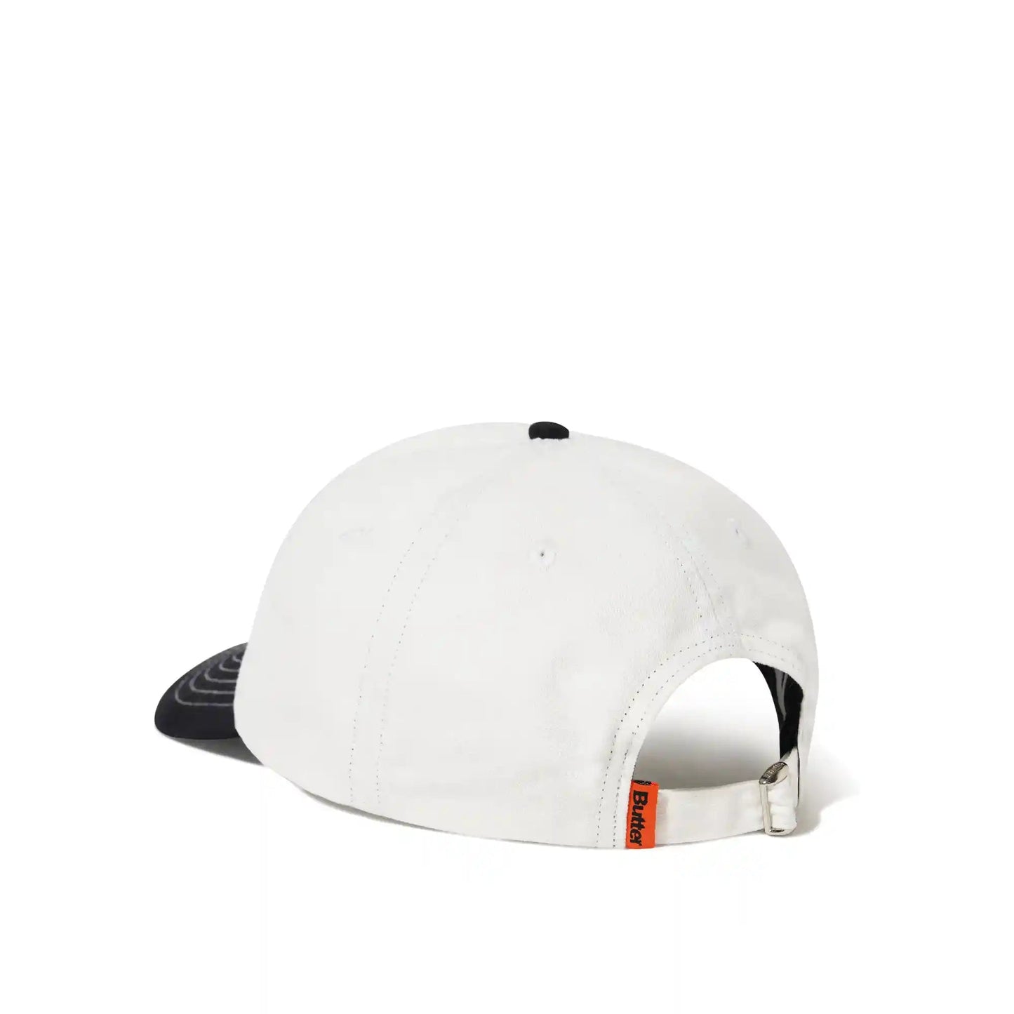 Butter Goods Rodent 6 Panel Cap, white / black - Tiki Room Skateboards - 2