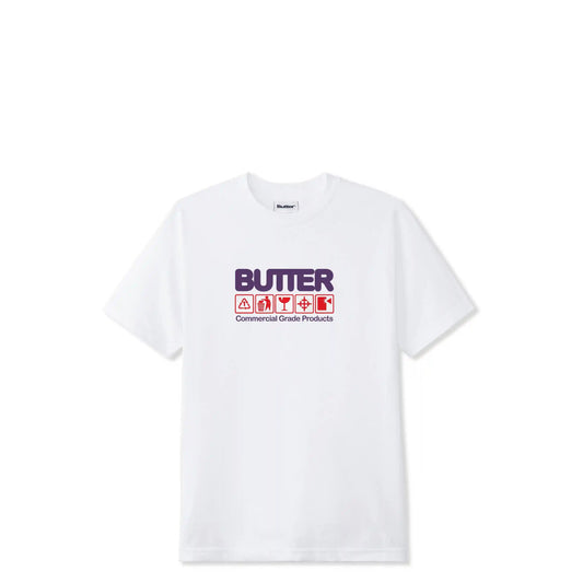 Butter Goods Symbols Tee, white - Tiki Room Skateboards - 1