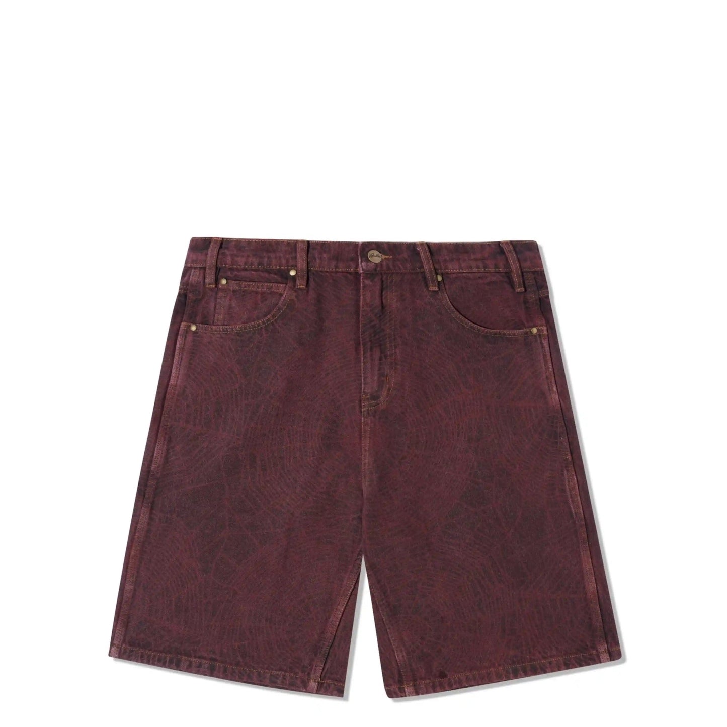 Butter Goods Web Denim Shorts, brick - Tiki Room Skateboards - 2