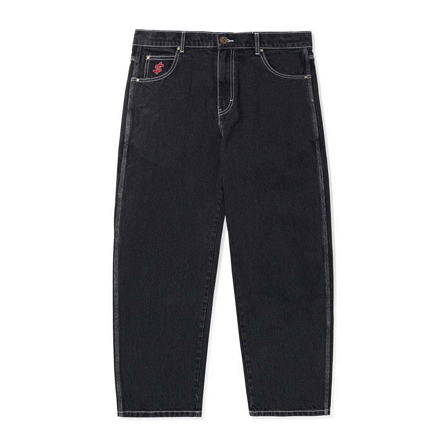 Cash Only All Star Baggy Denim Jeans, black - Tiki Room Skateboards - 3