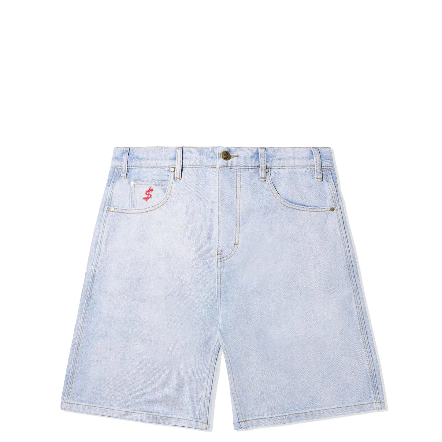Cash Only Stars Denim Shorts, light blue - Tiki Room Skateboards - 2
