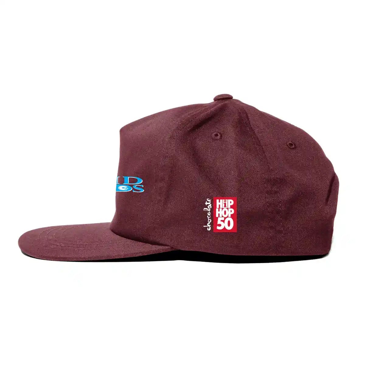 Chocolate Choc Liquid Swords 5-Panel Hat, wine - Tiki Room Skateboards - 2