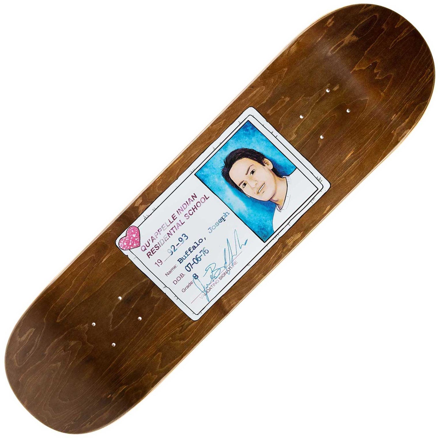 Colonialism Joe Buffalo ID deck (8.75") - Tiki Room Skateboards - 1