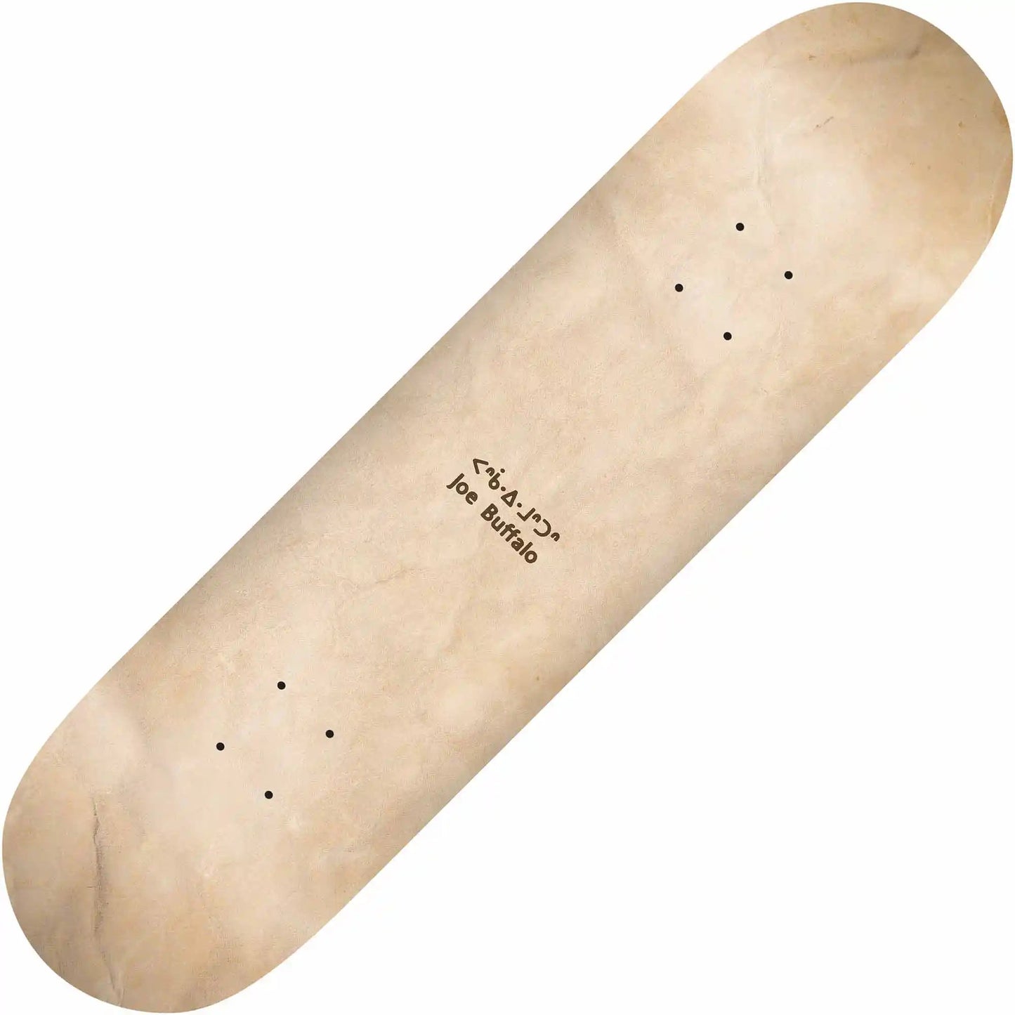 Colonialism Joe Buffalo Pro Buffalo Fur Deck (8.0") - Tiki Room Skateboards - 2